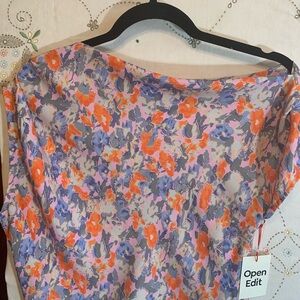 OPEN‎ EDIT NWT size XS Floral Women's Top - Multicolor